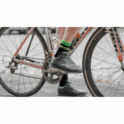 Buy Socks waterproof dexhell Pro visibility Cycling, RW XL (47-49), with a green stripe