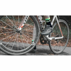 Buy Socks waterproof dexhell Pro visibility Cycling, rn l (43-46), with a green stripe