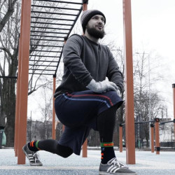 Buy Socks waterproof dexhell running, p-p s, with orange stripes