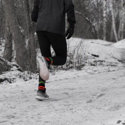 Buy Socks waterproof dexhell running, p-p s, with orange stripes