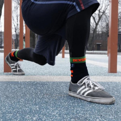 Buy Socks waterproof dexhell running, p-p s, with orange stripes