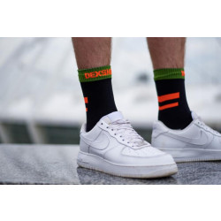 Buy Socks waterproof dexhell running, p-p xl, with orange stripes
