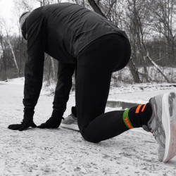 Buy Socks waterproof dexhell running, p-p xl, with orange stripes