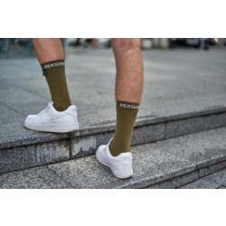 Купить Шкарпетки водонепроникні Dexshell Ultra Thin Crew OG, р-р L, хакі