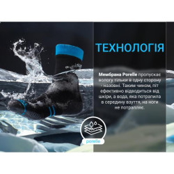 Buy Socks waterproof dexhell running Lite, rr m, blue