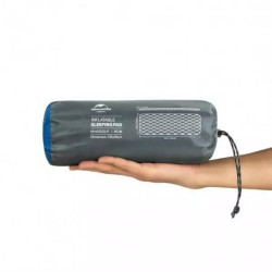 Купить Килимок надувний Naturehike FC-10 NH19Z032-P, 65 мм, блакитний