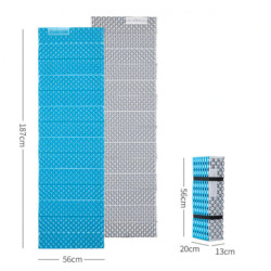 Купить Килимок складний IXPE Naturehike Thickened NH20FCD07, алюмінієва плівка, 25 мм, блакитний