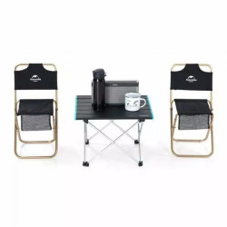 Купить Cтіл складний Naturehike  NH19Z008-Z, алюміній, Розмір L, чорний