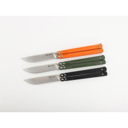 Купить Нiж-метелик (балiсонг) Ganzo G766-BK