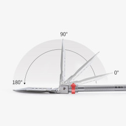 Buy Naturehike's shovel Multifunctional Outdoor Shovel NH20GJ002, Silver