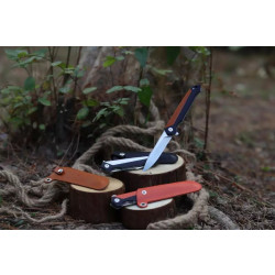 Купить Ніж складаний Roxon K3 лезо 12C27, коричневий