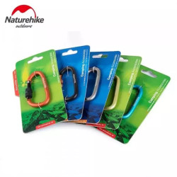 Купити Карабін Naturehike D-type NH15A005-H, 6 см, помаранчевий