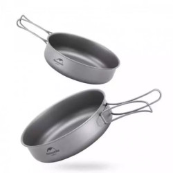 Buy Titanova frying pan with a folding pen 17 cm Naturehike NH18T010-A