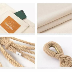 Buy Hammock is double without throwing Naturehike nh21dc000, cotton, beige