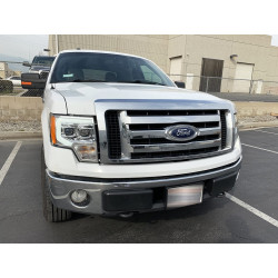 Купить Передние фары Ford F150 2009-2014 PRO серия хром AlphaRex AXHL-FF09-PPTS-C-A