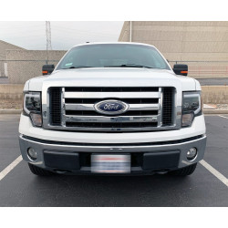 Купить Передние фары Ford F150 2009-2014 PRO серия черные AlphaRex AXHL-FF09-PPTS-B-A