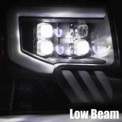 Купить Передние фары Ford F150 2009-2014 LED NOVA серия хром AlphaRex AXHL-FF09-PPTS-LED-C-A