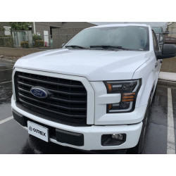 Купить Передние фары Ford F150 2015-2017 PRO серия углево-черные AlphaRex AXHL-FF15-PPTS-LB-A