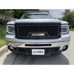 Buy Front headlights GMC Sierra 2007-2013 Pro Series Carbon-Black Alparex Axhl-Gs07-pps-LB-A