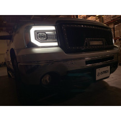 Buy Front headlights GMC Sierra 2007-2013 Pro Series Chrome Alpharex Axhl-GS07-PTS-C-A