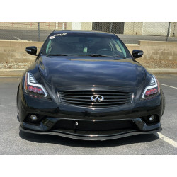 Купити Передні фари Infiniti G37 2008-2013 LED NOVA серія хром AlphaRex AXHL-IG08-PPTRS-C-A