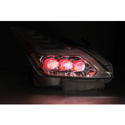 Купити Передні фари Infiniti G37 2008-2013 LED NOVA серія хром AlphaRex AXHL-IG08-PPTRS-C-A