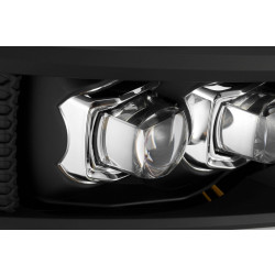 Buy Front headlights Chevrolet Silverado 2007-2013 LED NOVA Black Alpharex Axhl-Cl07-PTS-PL-B-A