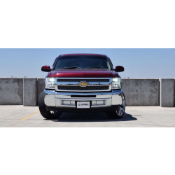Buy Front headlights Chevrolet Silverado 2007-2013 LED NOVA Black Alpharex Axhl-Cl07-PTS-PL-B-A