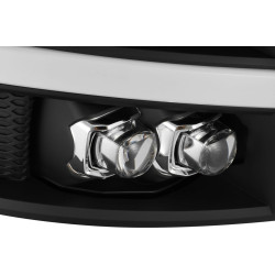 Buy Front headlights Chevrolet Silverado 2007-2013 LED NOVA Black Alpharex Axhl-Cl07-PTS-PL-B-A
