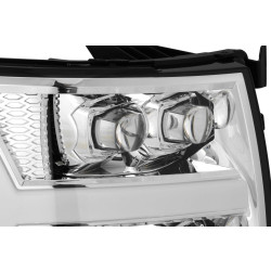 Buy Front headlights Chevrolet Silverado 2007-2013 LED NOVA CHRM ALPHAREX AXHL-CL07-PTS-LED-C-A