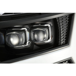 Buy Front headlights Chevrolet Silverado 2007-2013 LED NOVA Series Carbon-Black Alpharex Axhl-Cl07-PTS-LB-AA