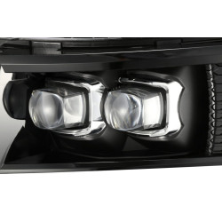 Buy Front headlights Chevrolet Silverado 2007-2013 LED NOVA Series Carbon-Black Alpharex Axhl-Cl07-PTS-LB-AA