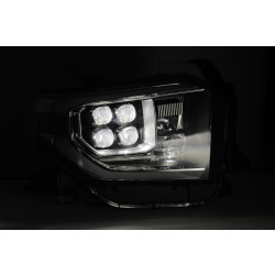 Buy Front headlights Toyota Tundra 2014-2021 LED NOVA series Chrome Alpharex Axhl-Tun14-PTS-LED-C-A