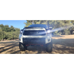 Buy Front headlights Toyota Tundra 2014-2021 LED NOVA series Chrome Alpharex Axhl-Tun14-PTS-LED-C-A