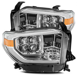 Buy Front headlights Toyota Tundra 2014-2021 LED NOVA series Chrome Alpharex Axhl-Tun14-PTS-LED-C-A
