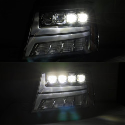 Buy Front headlights Chevrolet Tahoe 2007-2013 LED NOVA Black ALPHAREX AXHL-CT07-PTS-LED-B-A