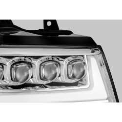Buy Front headlights Chevrolet Tahoe 2007-2013 LED Nova series Chrome Alpharex Axhl-CT07-PTS-LED-C-A
