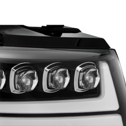 Buy Front headlights Chevrolet Tahoe 2007-2013 LED NOVA Series Carbon-Black Alpharex Axhl-ict07-PTS-LB-A