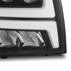 Buy Front headlights Chevrolet Tahoe 2007-2013 LED NOVA Series Carbon-Black Alpharex Axhl-ict07-PTS-LB-A