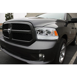 Buy Front headlights Dodge RAM 1500 Classic 2009-2023 Pro Series Chrome Alpharex Axhl-DR09-PTS-C-A-G3