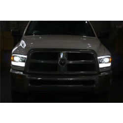 Buy Front headlights Dodge RAM 1500 Classic 2009-2023 Pro Series Chrome Alpharex Axhl-DR09-PTS-C-A-G3