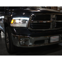 Buy Front headlights Dodge RAM 1500 Classic 2009-2023 Pro Series Chrome Alpharex Axhl-DR09-PTS-C-A-G3
