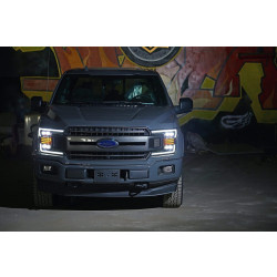 Buy FRON FROD F150 2018-2020 LED NOVA Black ALPHAREX AXHL-FIF18-PTS-PL-B-A-G2