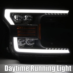Buy Ford Ford F150 2018-2020 LED NOVA CHRM CHROM ALPHARAREX AXHL-FF18-PTS-PL-C-A-G2