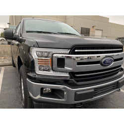 Buy Ford Ford F150 2018-2020 LED NOVA CHRM CHROM ALPHARAREX AXHL-FF18-PTS-PL-C-A-G2