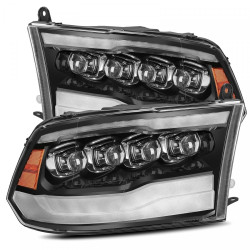 Buy Front headlights Dodge RAM 1500 Classic 2009-2023 LED NOVA Series Carbohydrate-Black Alpharex Axhl-DR09-PLD-LB-A-G2