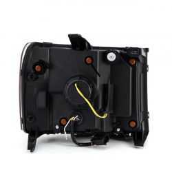 Buy Front headlights GMC Sierra 2007-2013 LED NOVA Series Chrome Alpharex Axhl-GS07-PTS-LED-C-A