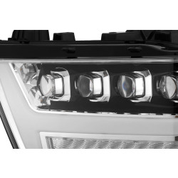 Buy Front headlights Dodge RAM 1500 2019-2023 LED NOVA series Chrome Alpharex AHL-DR19-N-C