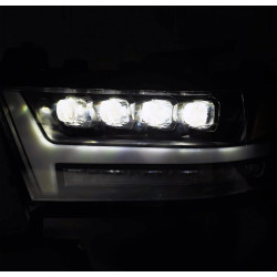 Buy Front headlights Dodge RAM 1500 2019-2023 LED Nova Series Black Alparex Ahl-DR19-N-B