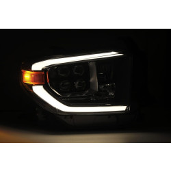 Buy Front headlights Toyota Tundra 2014-2021 LED NOVA Series Carbon-Black Alpharex Axhl-Tun14-PPTS-PLB-A